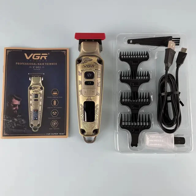 ماشین اصلاح موی سر و صورت شارژی وی جی آر مدل V-901 - تصویر 2