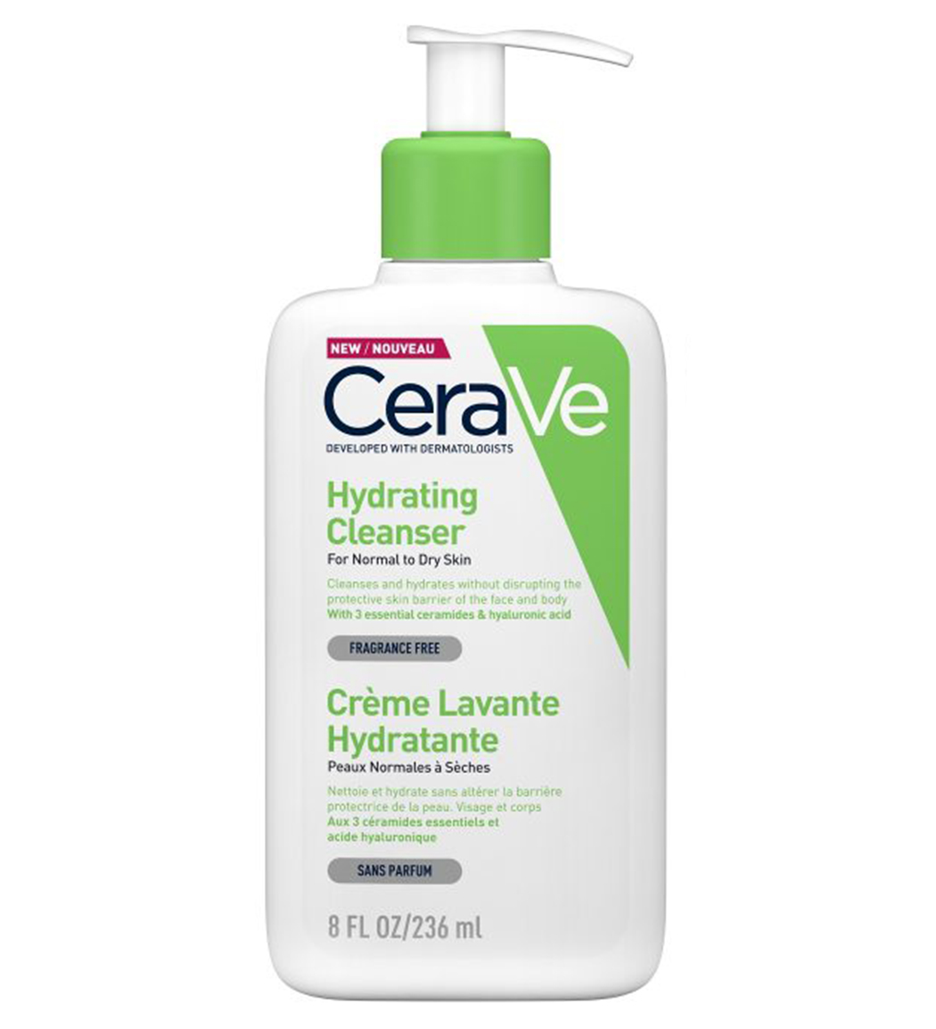 کرم شستشوی صورت سِراوی Lavante Hydratante 236ml، شوینده آبرسان کرمی