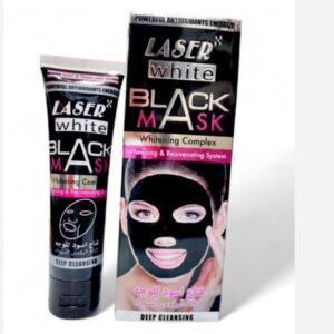 بلک ماسک لیزر وایت Laser White Black Mask Whitening Complex برای روشن‌کنندگی صورت، حجم 100ml