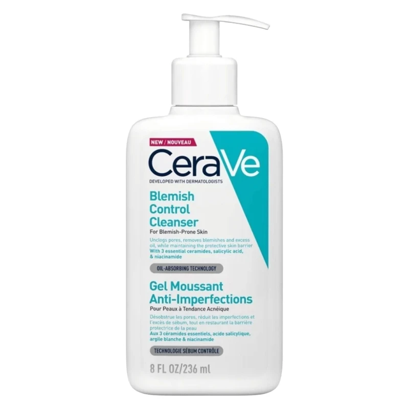 ژل شستشو صورت سراوی Blemish Control با حجم 236ml