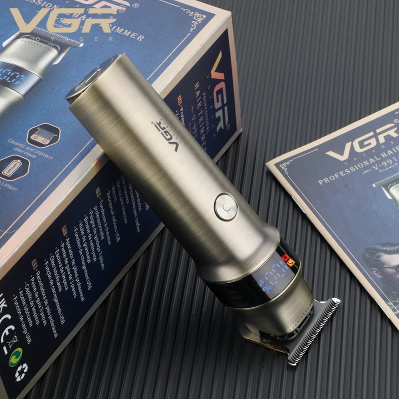 ماشین اصلاح موی سر و صورت و بدن شارژی وی جی آر مدل V-991 - تصویر 7