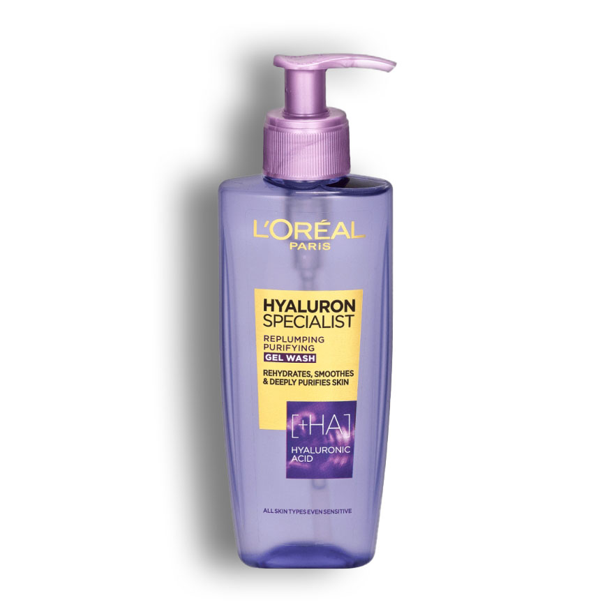 ژل شستشوی صورت لورآل پاریس Hyaluron Specialist Replumping Purifying Gel Wash با حجم 200ml
